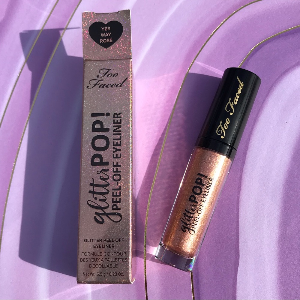 Too Faced Glitter Pop Eyeliner Yes Way Rosé